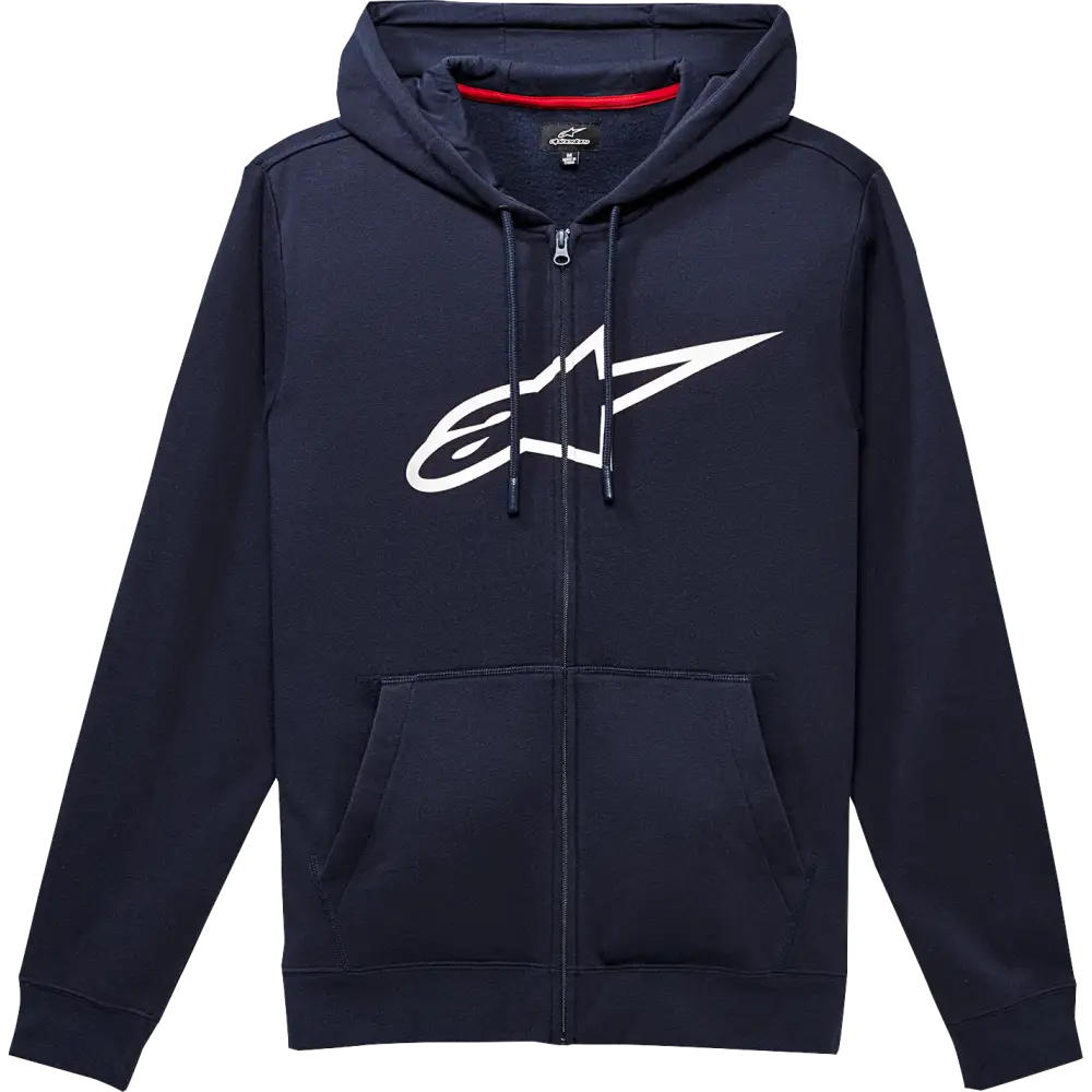 ALPINESTARS Ageless II Zip Hoodie - Navy/White - Medium 1038530527020M
