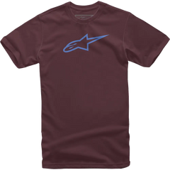 ALPINESTARS Ageless T-Shirt - Maroon/Blue - Large 1032-720308370L