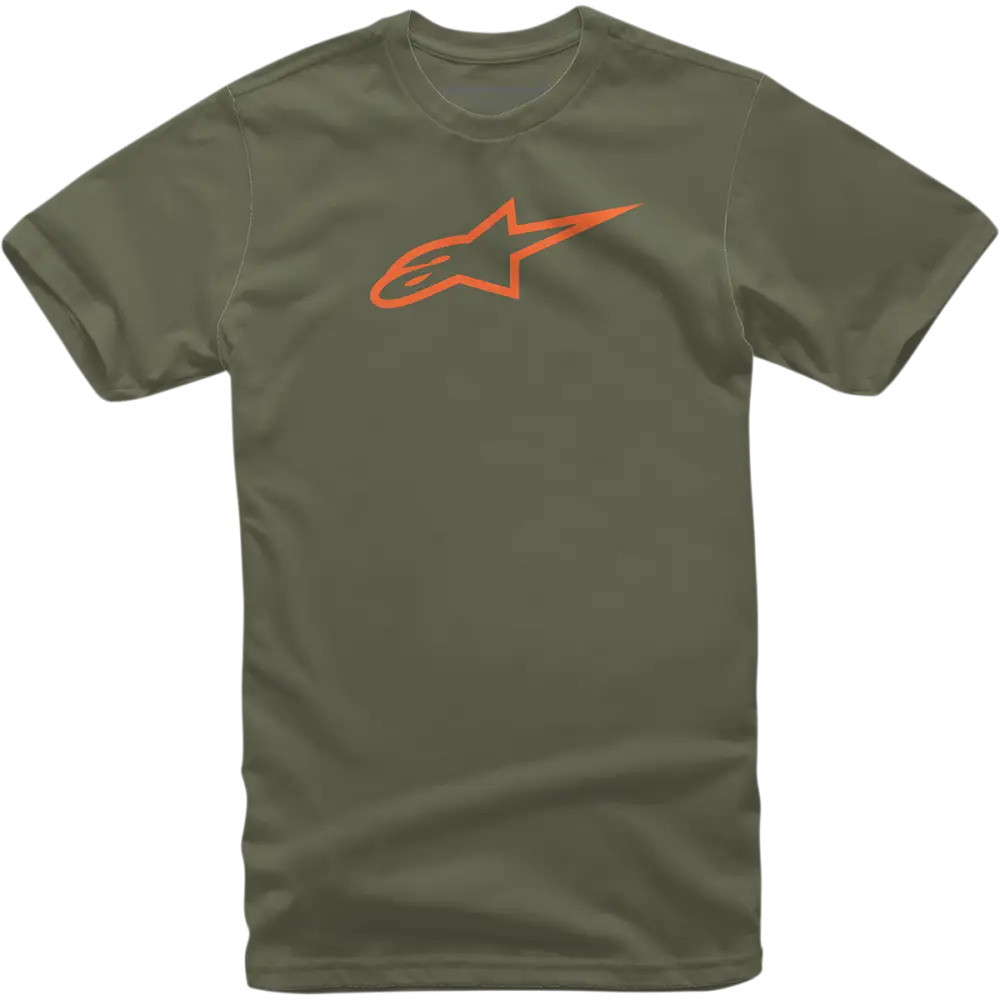 ALPINESTARS Ageless T-Shirt - Military/Orange - 2XL 10327203069402X