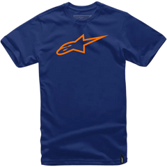 ALPINESTARS Ageless T-Shirt - Navy/Orange - Large 1032720307032L