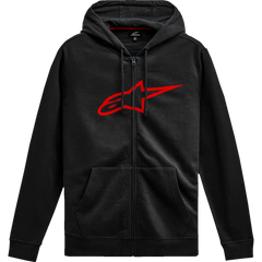 ALPINESTARS Ageless V3 Zip Hoodie - Black/Red - Medium 1244-51490-1030-M