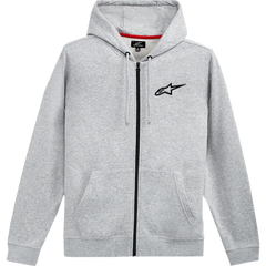 ALPINESTARS Ageless Zip Hoodie - Heather Gray/Black - Large 1212-536001126L