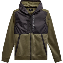 ALPINESTARS Aligned Zip Hoodie - Military/Black - Large 1213510006910L