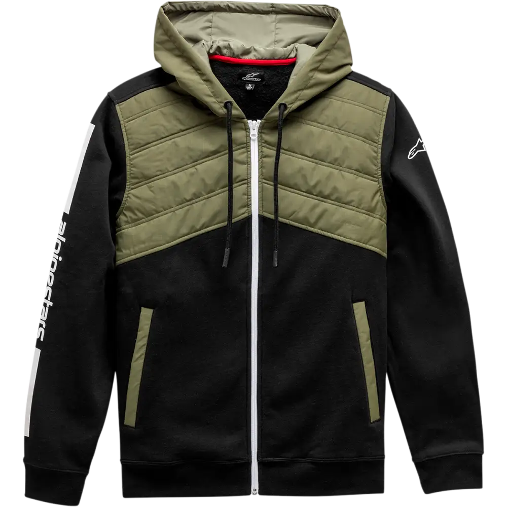 ALPINESTARS Alltime Hybrid Jacket - Black/Olive - 2XL 12111100210672X