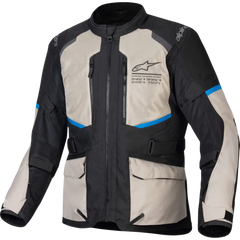 ALPINESTARS Andes Air Drystar? Jacket - Black/Laurel Gray/Bright Blue - 4XL 3207924-1479-4XL