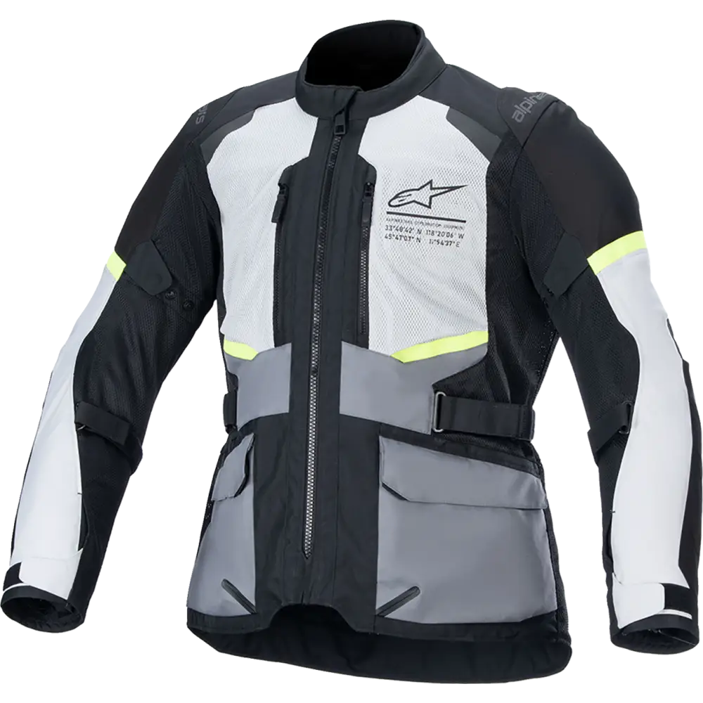 ALPINESTARS Andes Air Drystar? Jacket - Ice Gray/Dark Gray/Black - 4XL 3207924-9191-4X