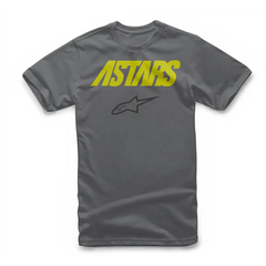 ALPINESTARS Angle Combo T-Shirt - Charcoal/Fluo Yellow - 2XL 1119-7200018-2X