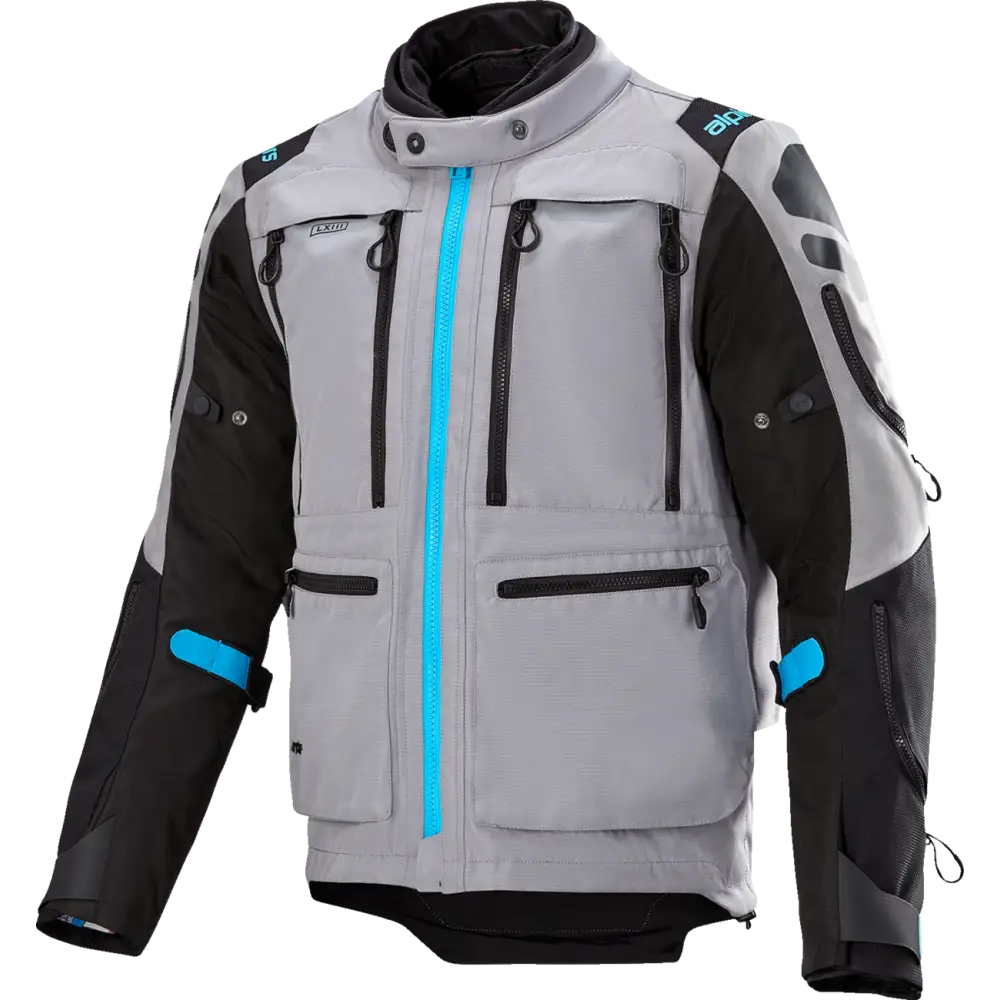 ALPINESTARS Ardent 3in1 Adventure Touring Jacket - Gray/Black/Blue - Small 3204423-9117-S