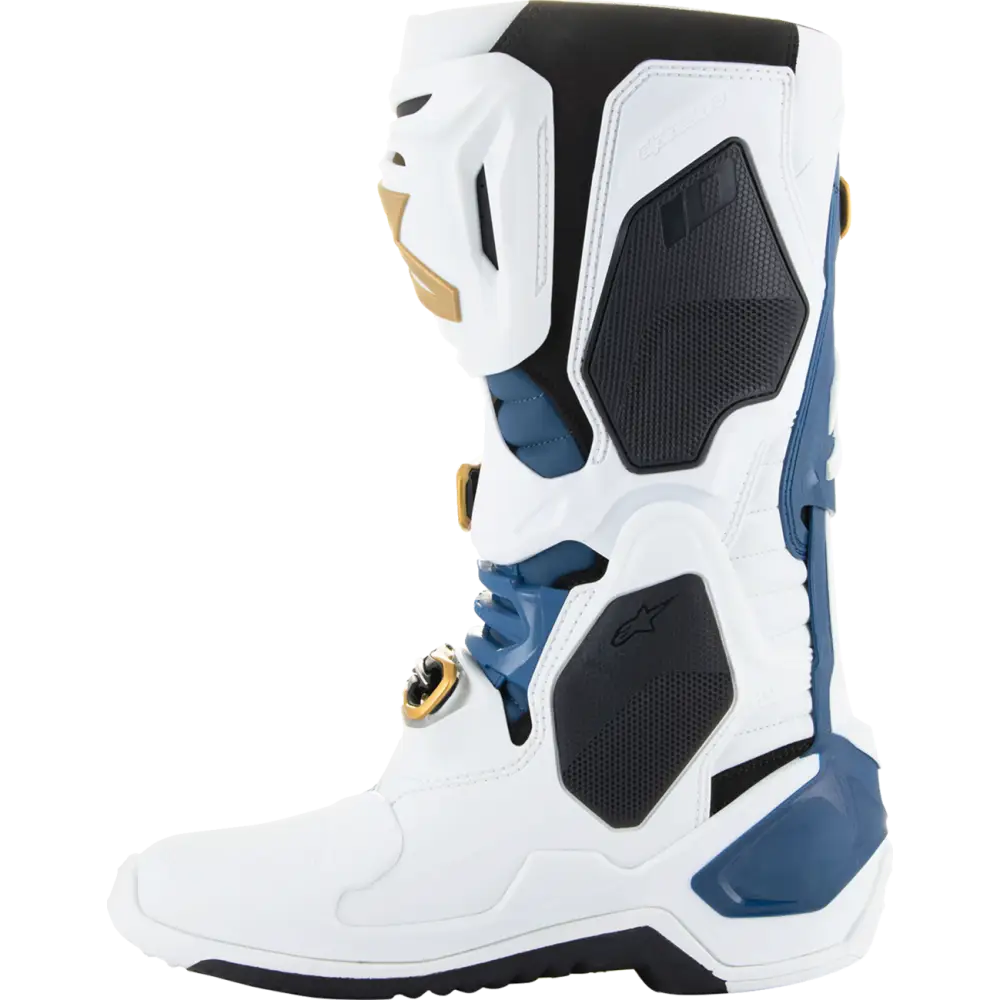 ALPINESTARS Arlington LE Tech 10 Boots - White/Blue/Gold - US 10 2010020-262-10