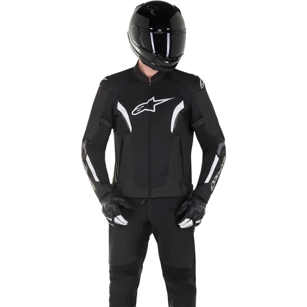 ALPINESTARS AST v2 Air Jacket - Black/White - 2XL 3306121-12-2X