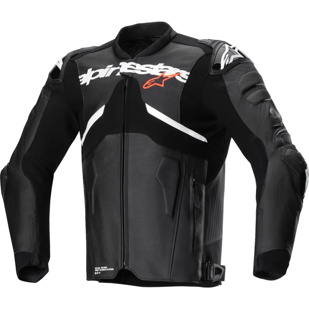 ALPINESTARS Atem v5 Leather Jacket - Black/White - US 38 / EU 48 3106524-12-48