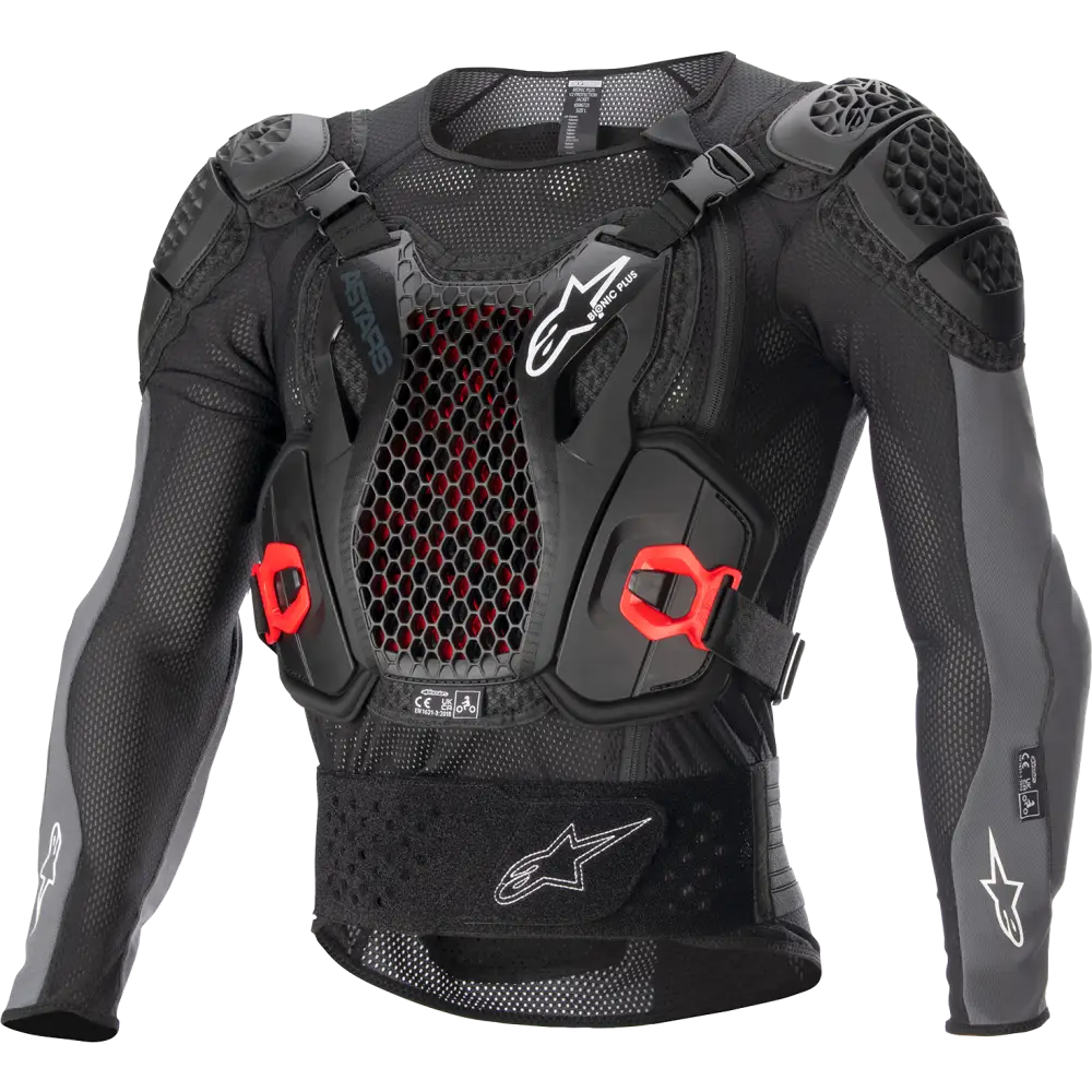 ALPINESTARS Bionic Plus v2 Protection Jacket - Black/Anthracite/Red - Small 6506723-1036-S