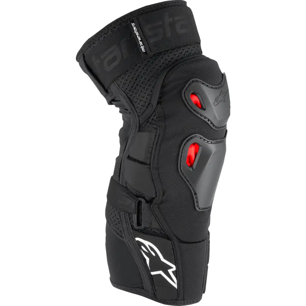 ALPINESTARS Bionic Pro Plasma Knee Protectors - Black/Red/White - L/XL 6503125-132-LXL