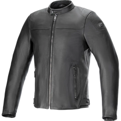 ALPINESTARS Blacktrack Leather Jacket - Black - Large 3103824-1100-L