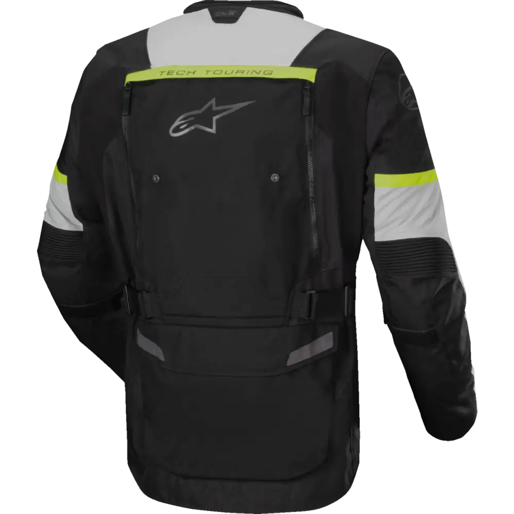 Alpinestars Bogota Pro Drystar Jacket - Dark Black/Ice Gray/Yellow Fluo - Street Apparel Group