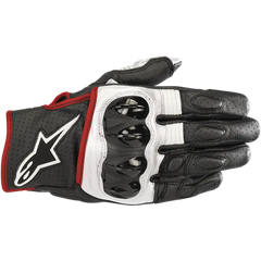 ALPINESTARS Celer V2 Gloves - Black/White/Fluo Red - Medium 3567018-1231-M