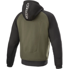 ALPINESTARS Chrome Hoodie - Black/Green - 3XL 4200918-1681-3X