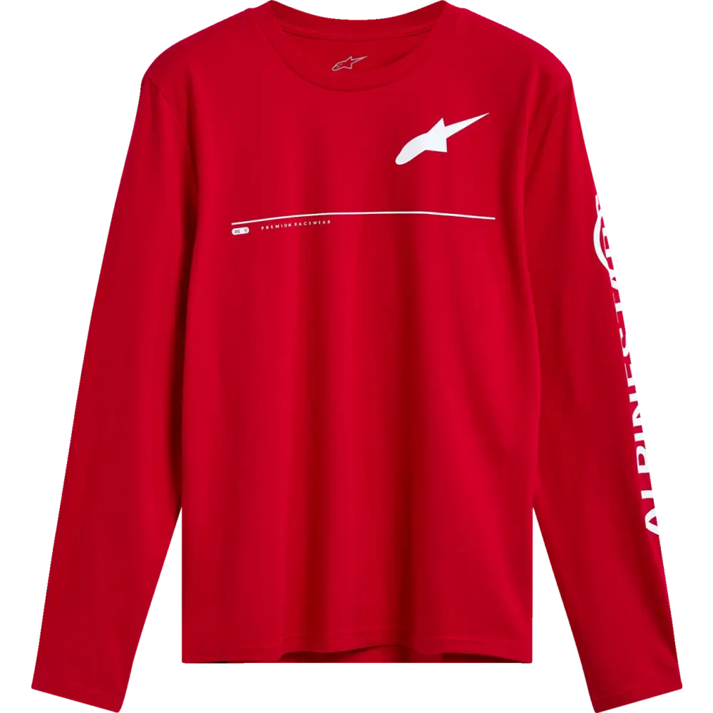 ALPINESTARS Committed Long-Sleeve CSF T-Shirt - Red - XL 1215-71200-30-XL
