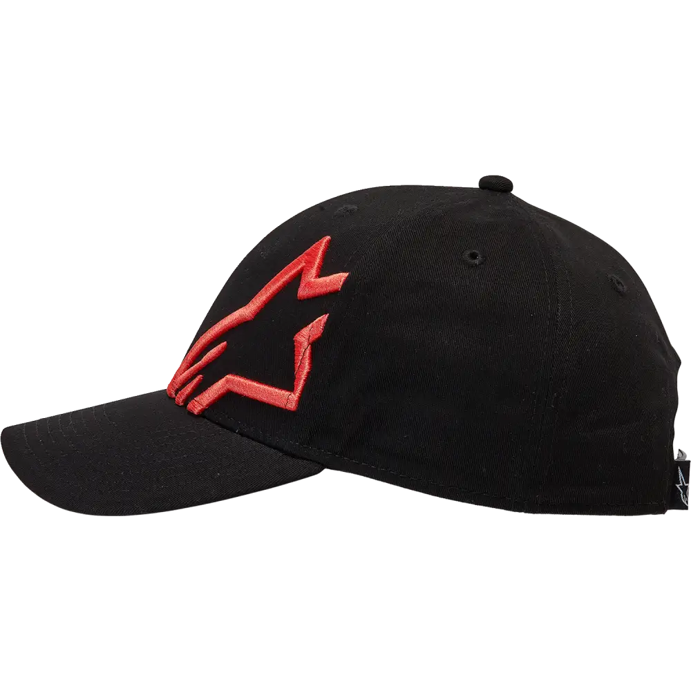 ALPINESTARS Corp Snap 2 Hat - Black/Warm Red - One Size 1211810091523OS