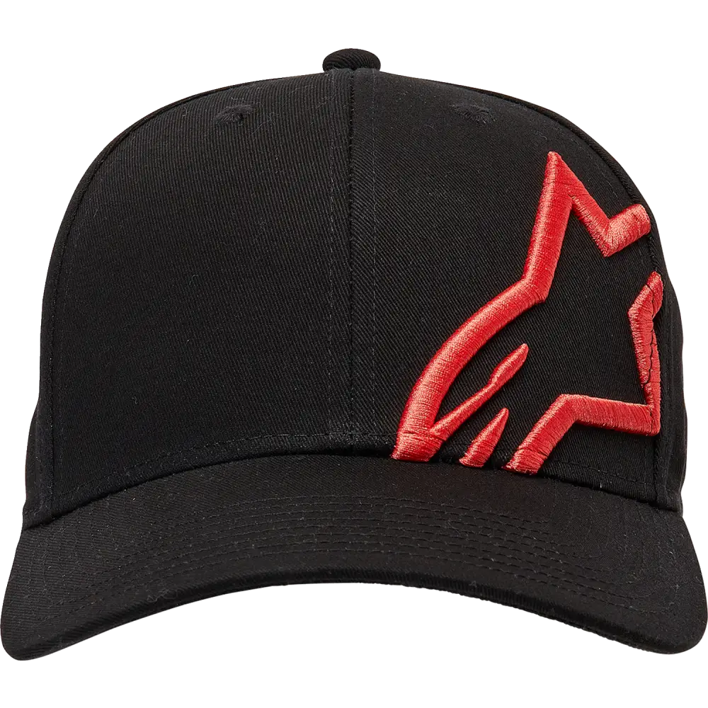 ALPINESTARS Corp Snap 2 Hat - Black/Warm Red - One Size 1211810091523OS