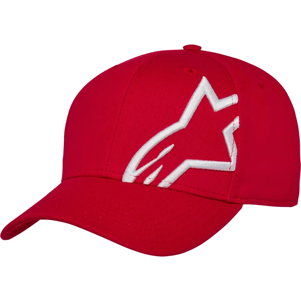 ALPINESTARS Corp Snap 2 Hat - Red/White - One Size 1211810093020OS