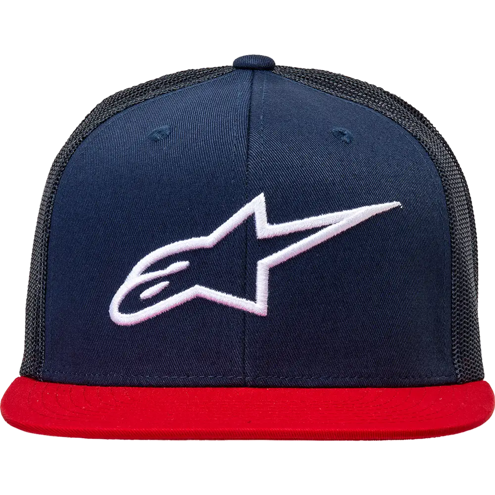 ALPINESTARS Corp Trucker Hat - Navy/Red - One Size 1025810037030OS