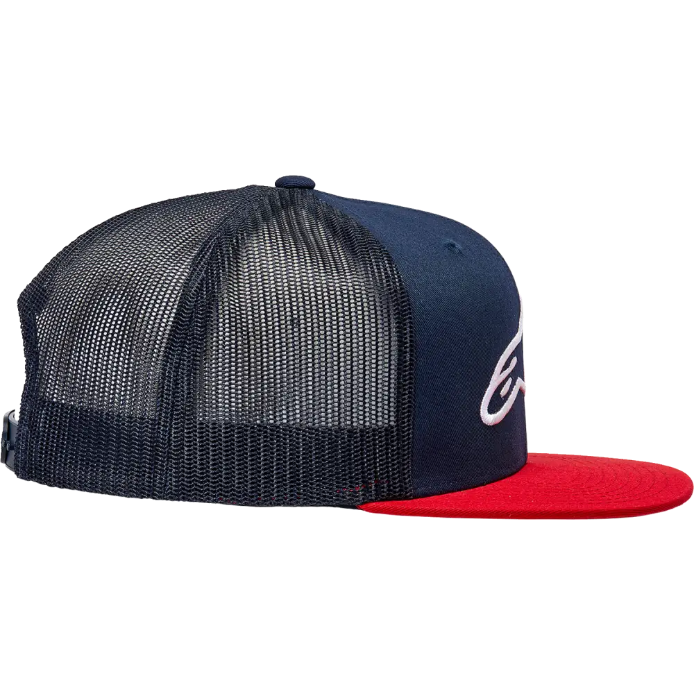 ALPINESTARS Corp Trucker Hat - Navy/Red - One Size 1025810037030OS