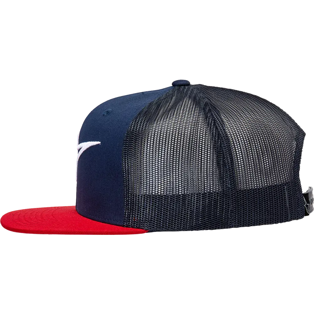 ALPINESTARS Corp Trucker Hat - Navy/Red - One Size 1025810037030OS