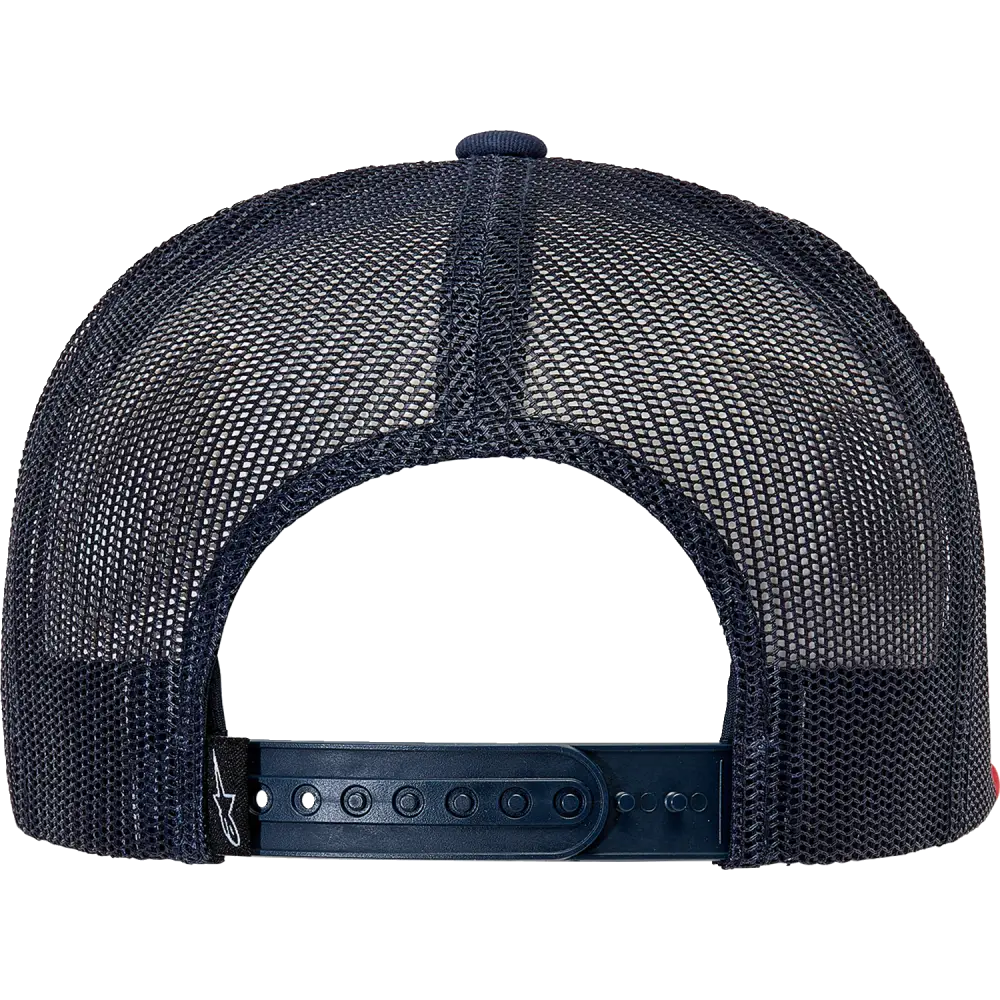 ALPINESTARS Corp Trucker Hat - Navy/Red - One Size 1025810037030OS
