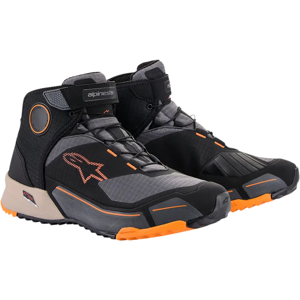 ALPINESTARS CR-X Drystar? Shoes - Black/Brown/Orange - US 12 26118201284-12