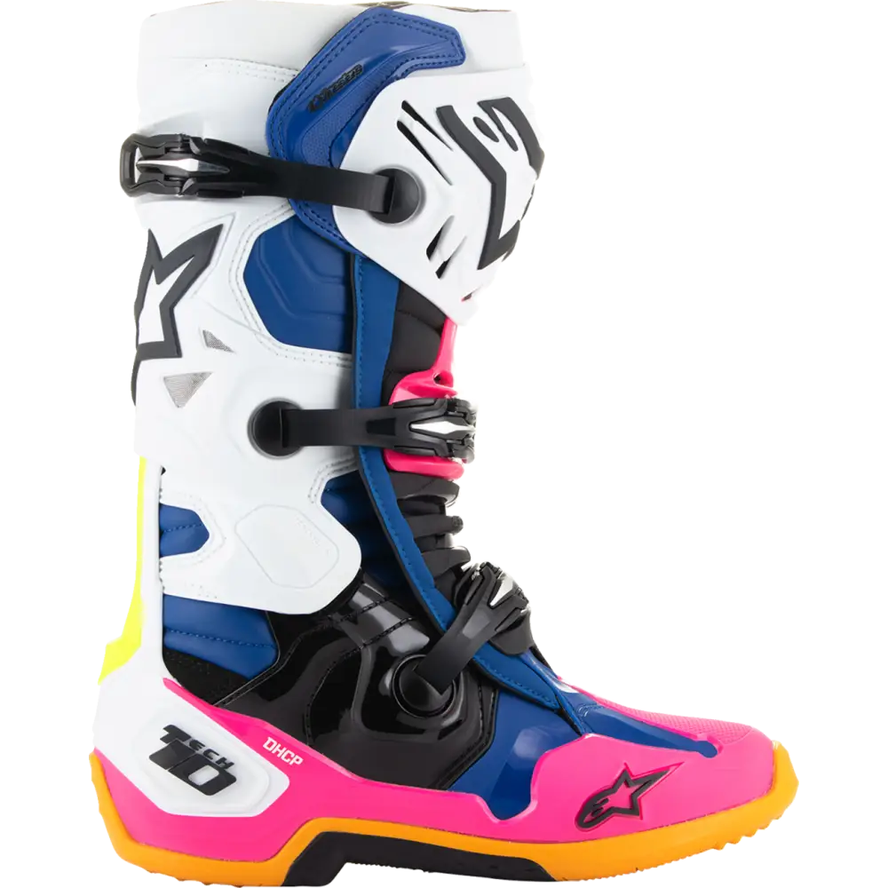 ALPINESTARS Daytona Coast Limited Edition Tech 10 Boots - White/Blue/Pink - US 8 2010020-2014-8