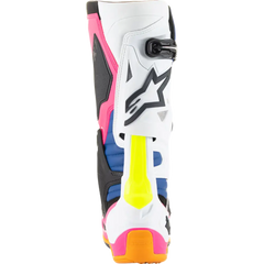 ALPINESTARS Daytona Coast Limited Edition Tech 10 Boots - White/Blue/Pink - US 8 2010020-2014-8