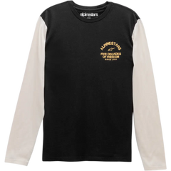 ALPINESTARS Decades Long-Sleeve T-Shirt - Black - Medium 12117400910M