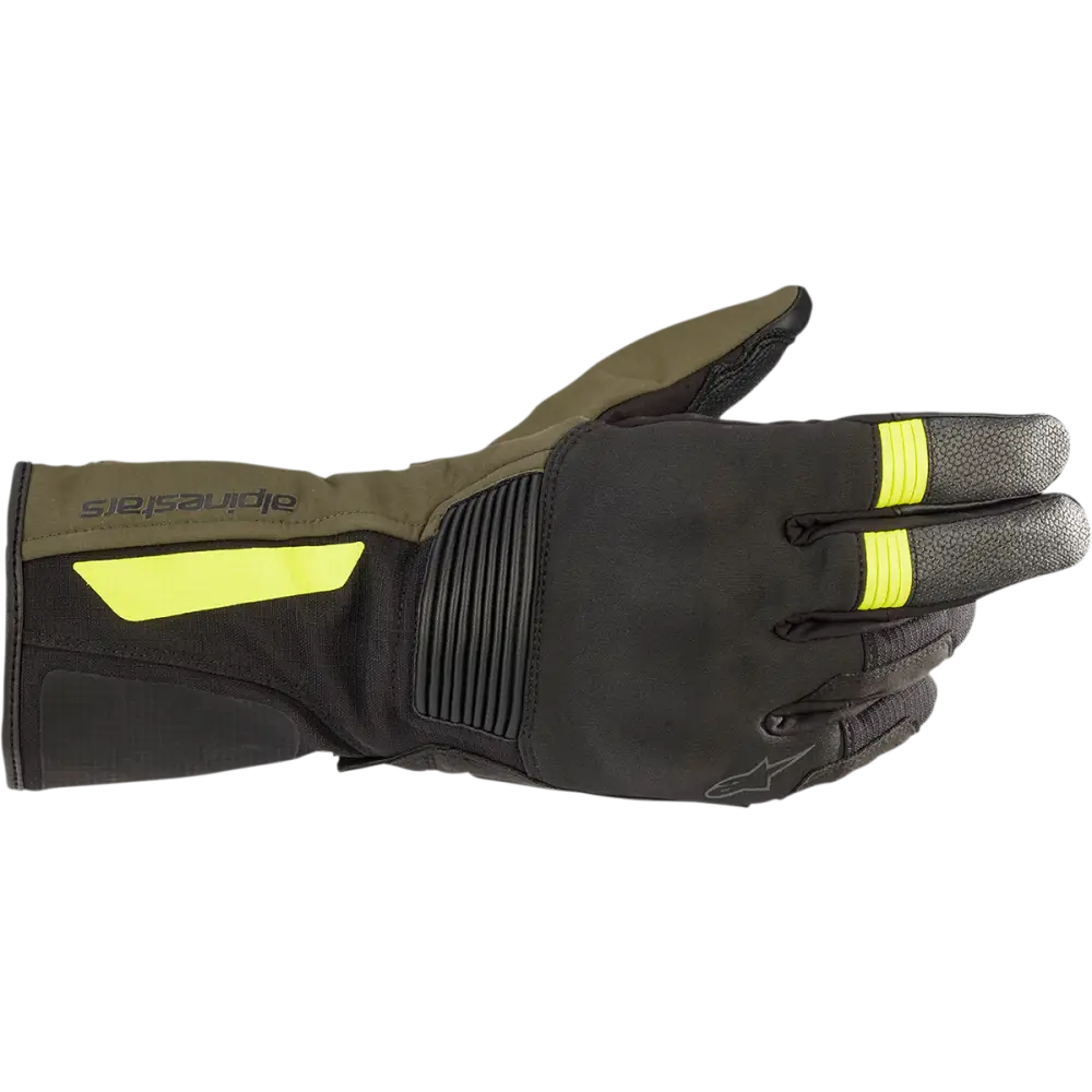 Alpinestars Denali Aerogel Drystar Gloves - Black Forest/Fluo Yellow / Small - Glove Group