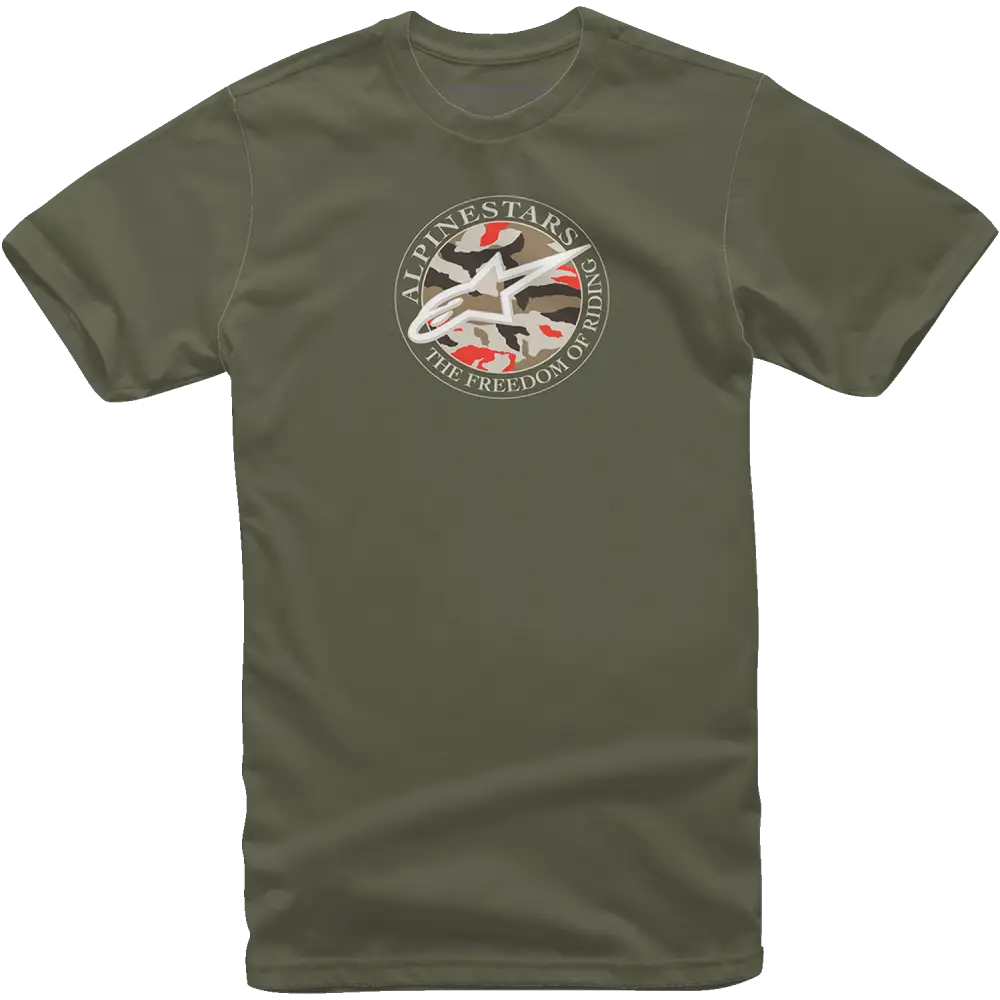ALPINESTARS Dot Camo T-Shirt - Military - Medium 121372660690M