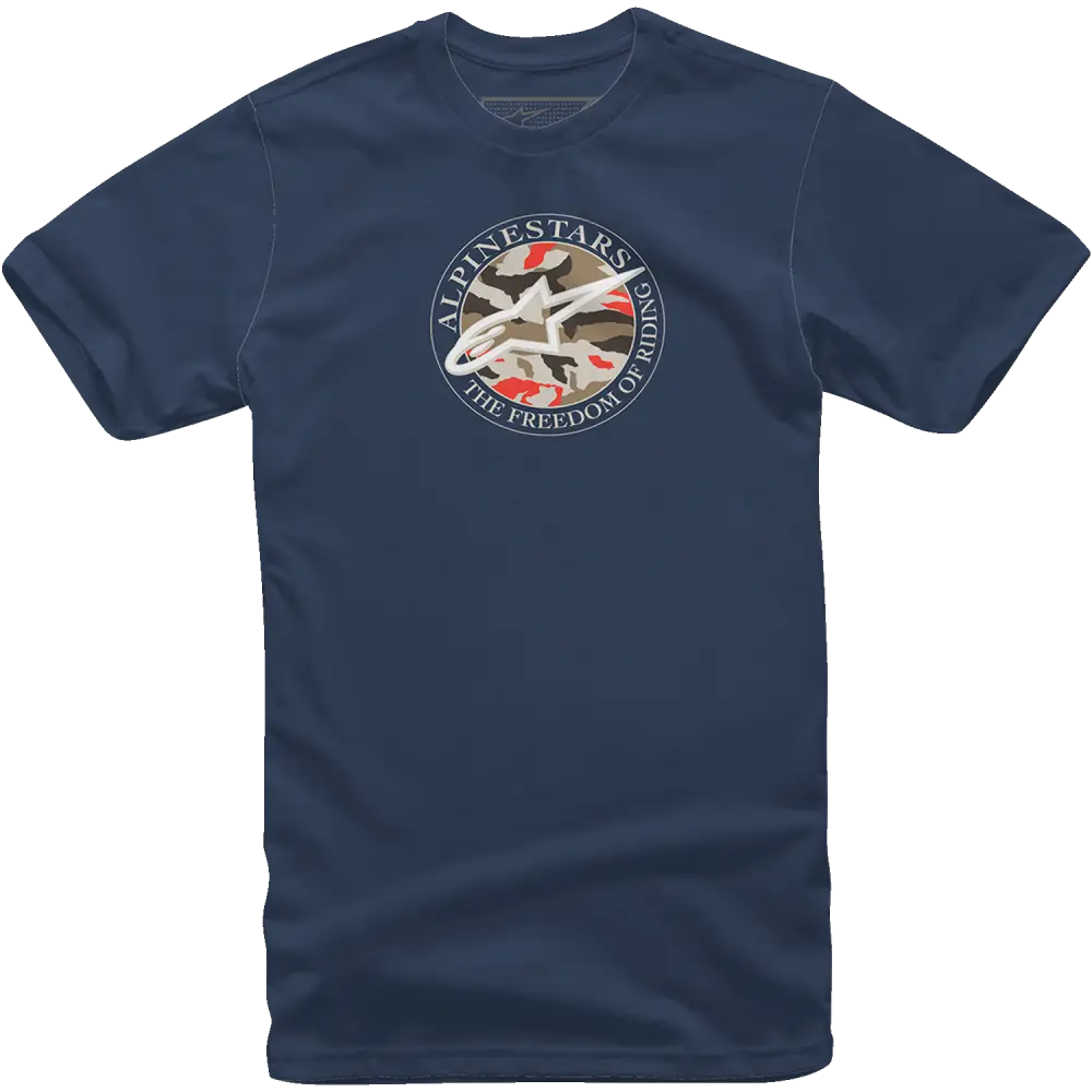 ALPINESTARS Dot Camo T-Shirt - Navy - 2XL 12137266070XXL