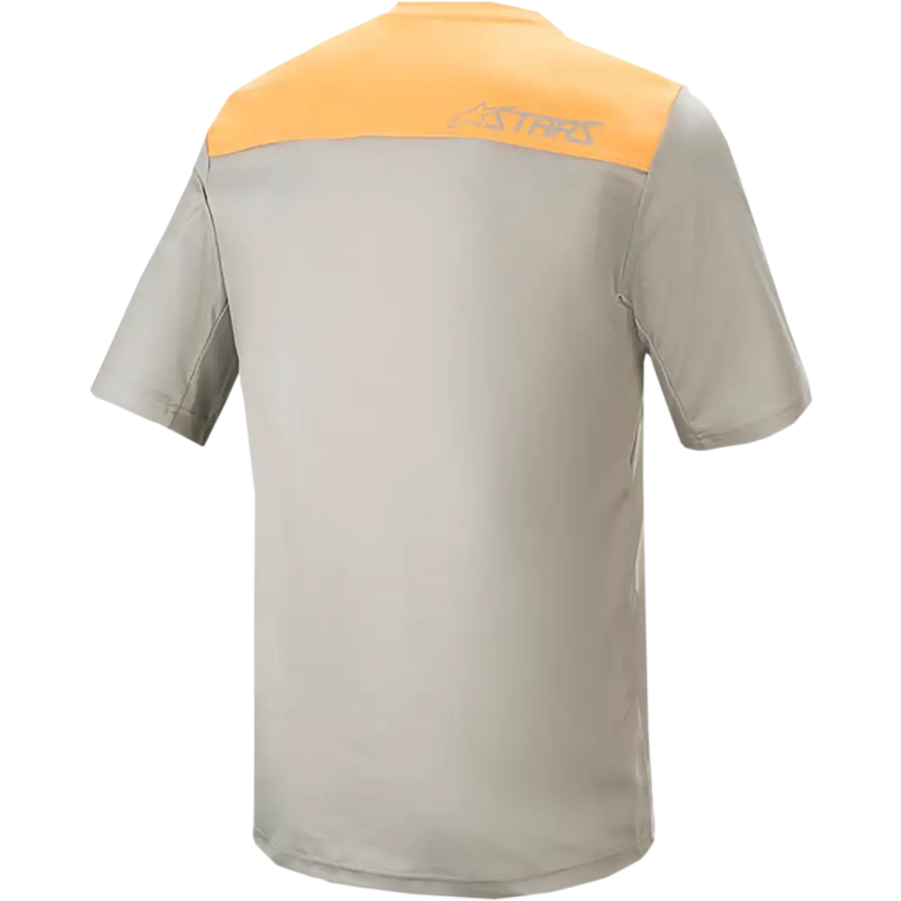 ALPINESTARS Drop 4.0 Short-Sleeve Jersey - Gray Steel/Tangerine - Small 1766220-6004-SM