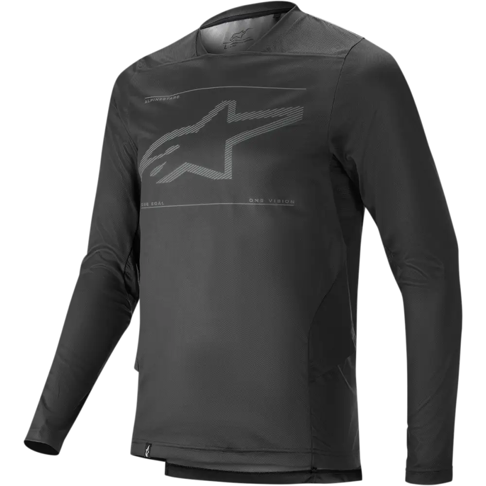 ALPINESTARS Drop 6.0 Long-Sleeve Jersey - Black - Small 1766420-10-SM