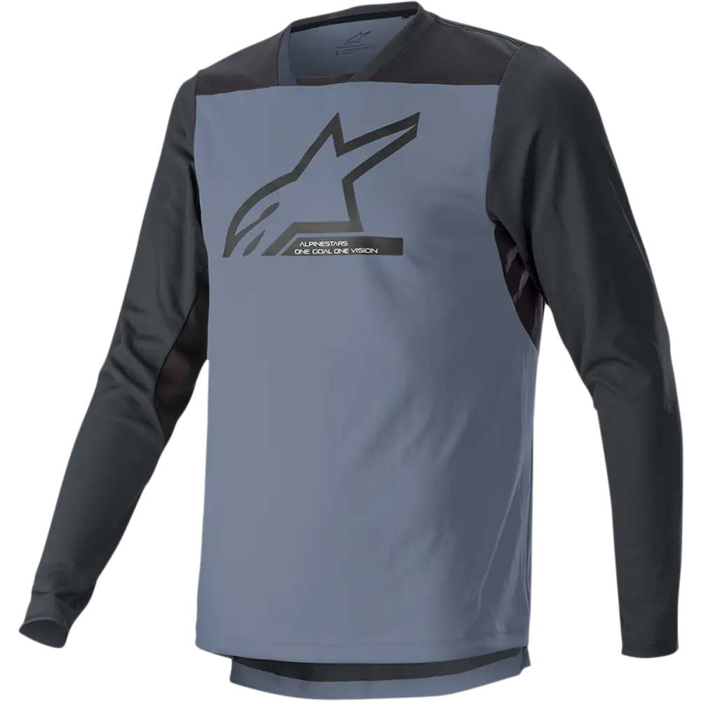 ALPINESTARS Drop 6.0 V2 Long-Sleeve Jersey - Black/Gray - 2XL 1766422-9291-2X