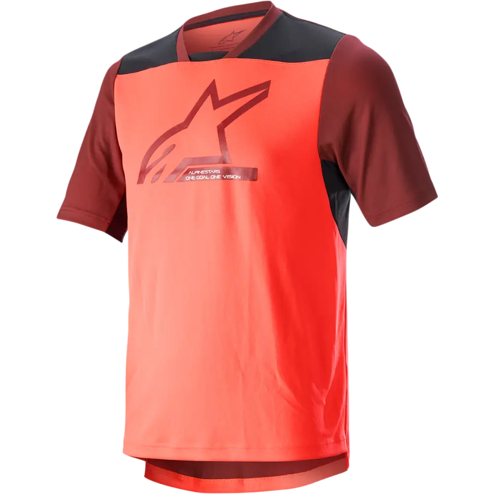 ALPINESTARS Drop 6.0 V2 Short-Sleeve Jersey - Coral/Black - 2XL 1766322-3141-2X