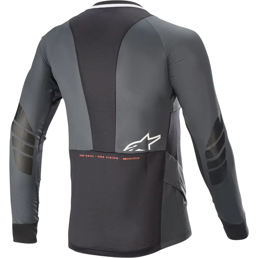 ALPINESTARS Drop 8.0 Long-Sleeve Jersey - Black/Coral - Small 1766921-1793-SM