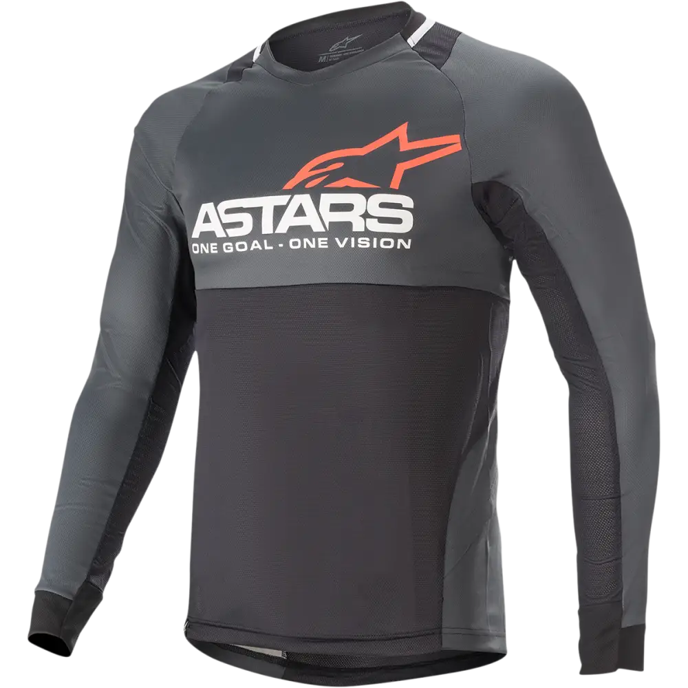 ALPINESTARS Drop 8.0 Long-Sleeve Jersey - Black/Coral - Small 1766921-1793-SM
