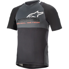 ALPINESTARS Drop 8.0 Short-Sleeve Jersey - Black/Coral - Medium 1766621-1793-MD