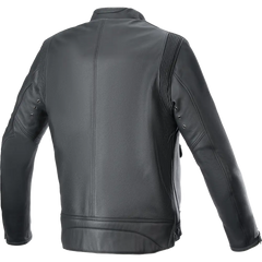 ALPINESTARS Dyno Leather Jacket - Black/Ruby Red/Ecru - Medium 3103924-1316-M