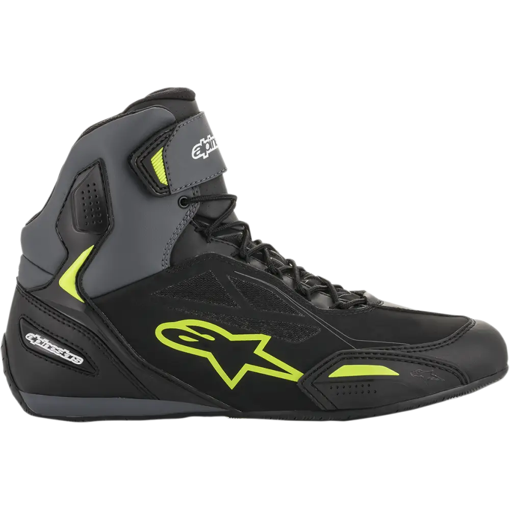 ALPINESTARS Faster-3 Drystar? Shoes - Black/Gray/Yellow - US 6.5 2540719175-6.5