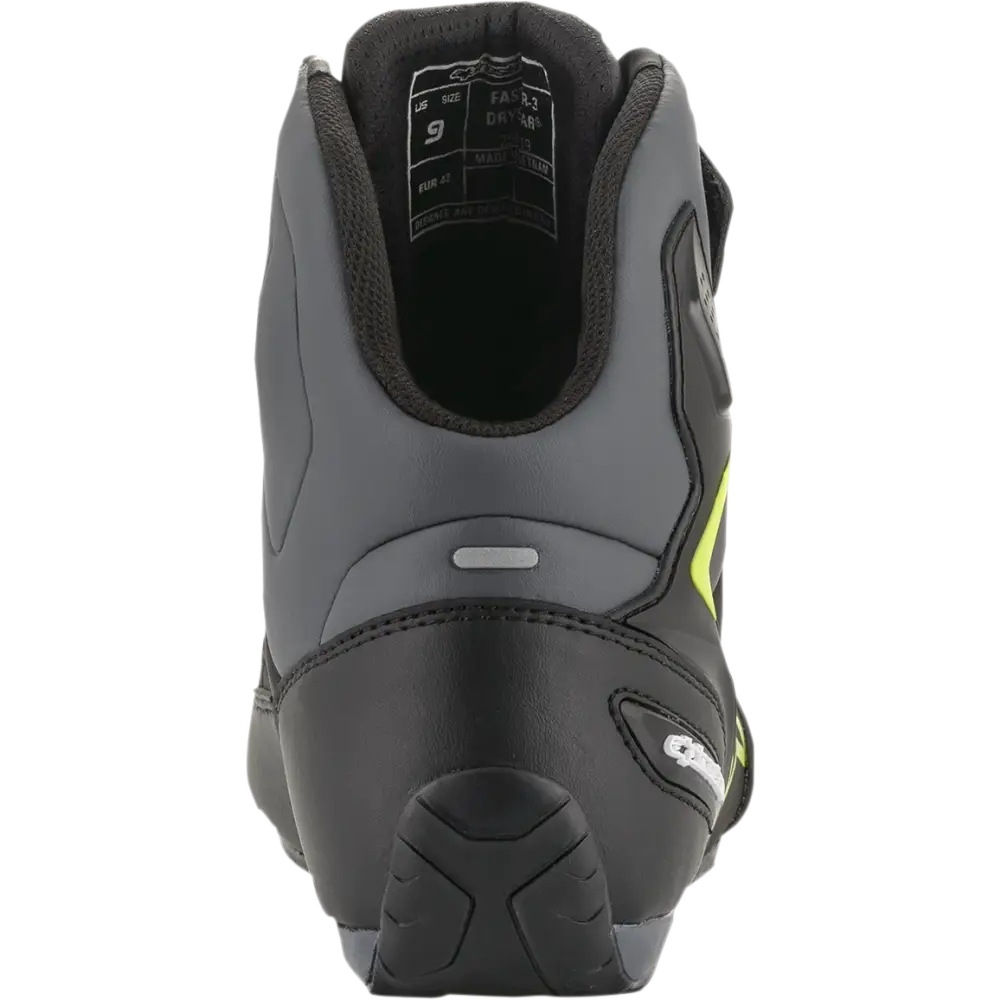 ALPINESTARS Faster-3 Drystar? Shoes - Black/Gray/Yellow - US 6.5 2540719175-6.5