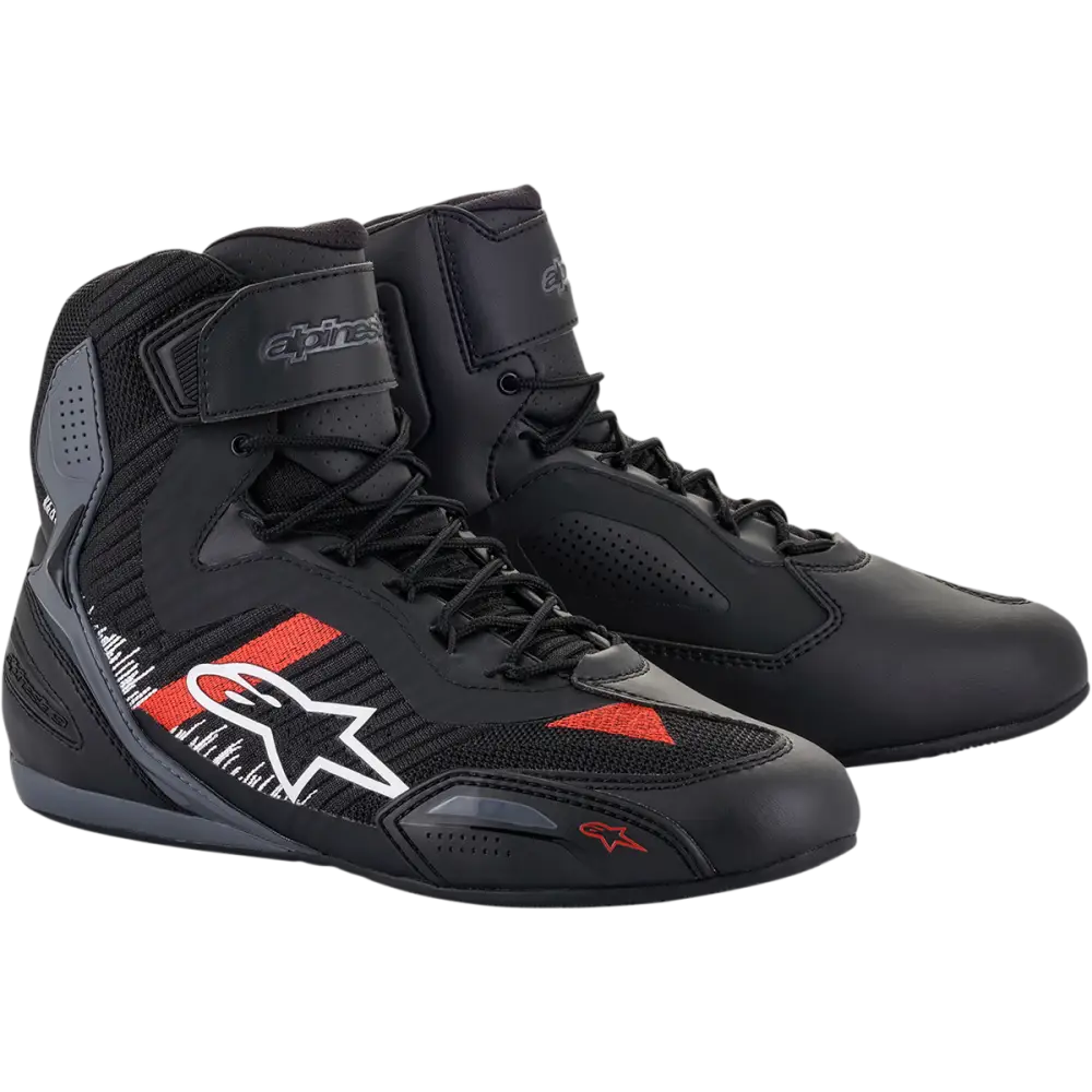 ALPINESTARS Faster-3 Rideknit? Shoes - Black/Gray/Red - US 10 2510319116510
