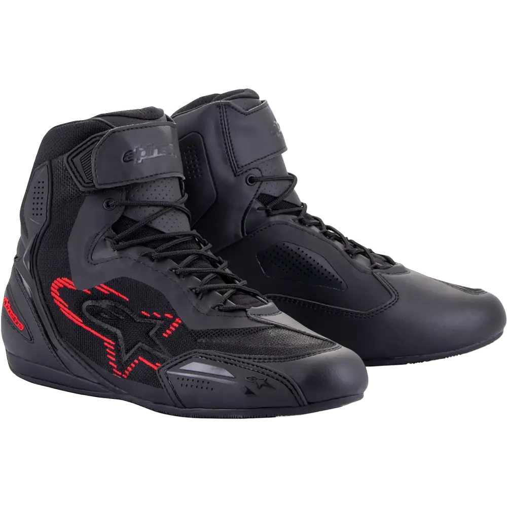 ALPINESTARS Faster-3 Rideknit? Shoes - Black/Gray/Red - US 10.5 25103191993-105