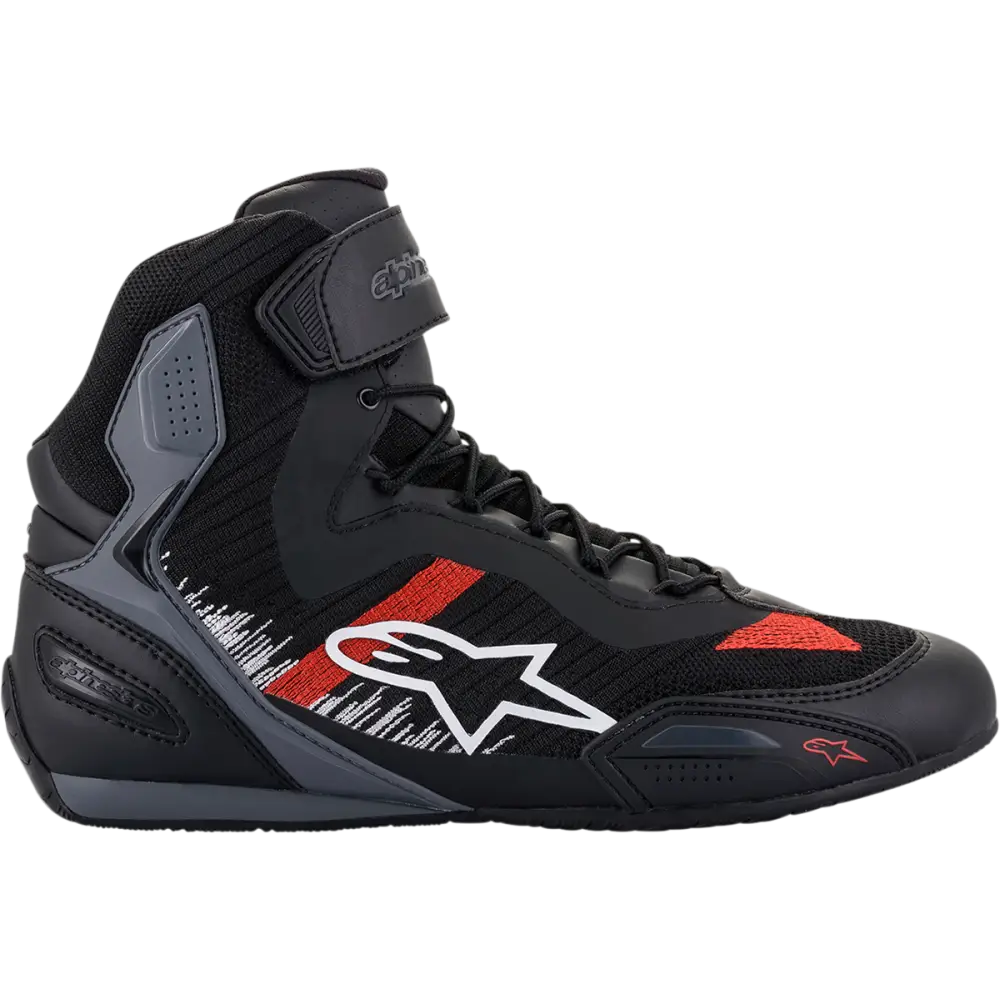 ALPINESTARS Faster-3 Rideknit? Shoes - Black/Gray/Red - US 9 251031911659
