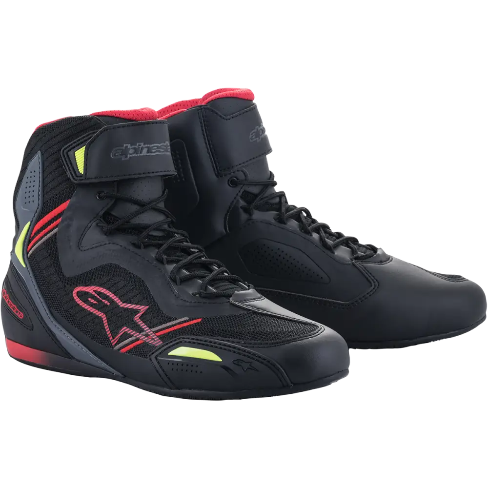 ALPINESTARS Faster-3 Rideknit? Shoes - Black/Red/Yellow - US 11 251031913611